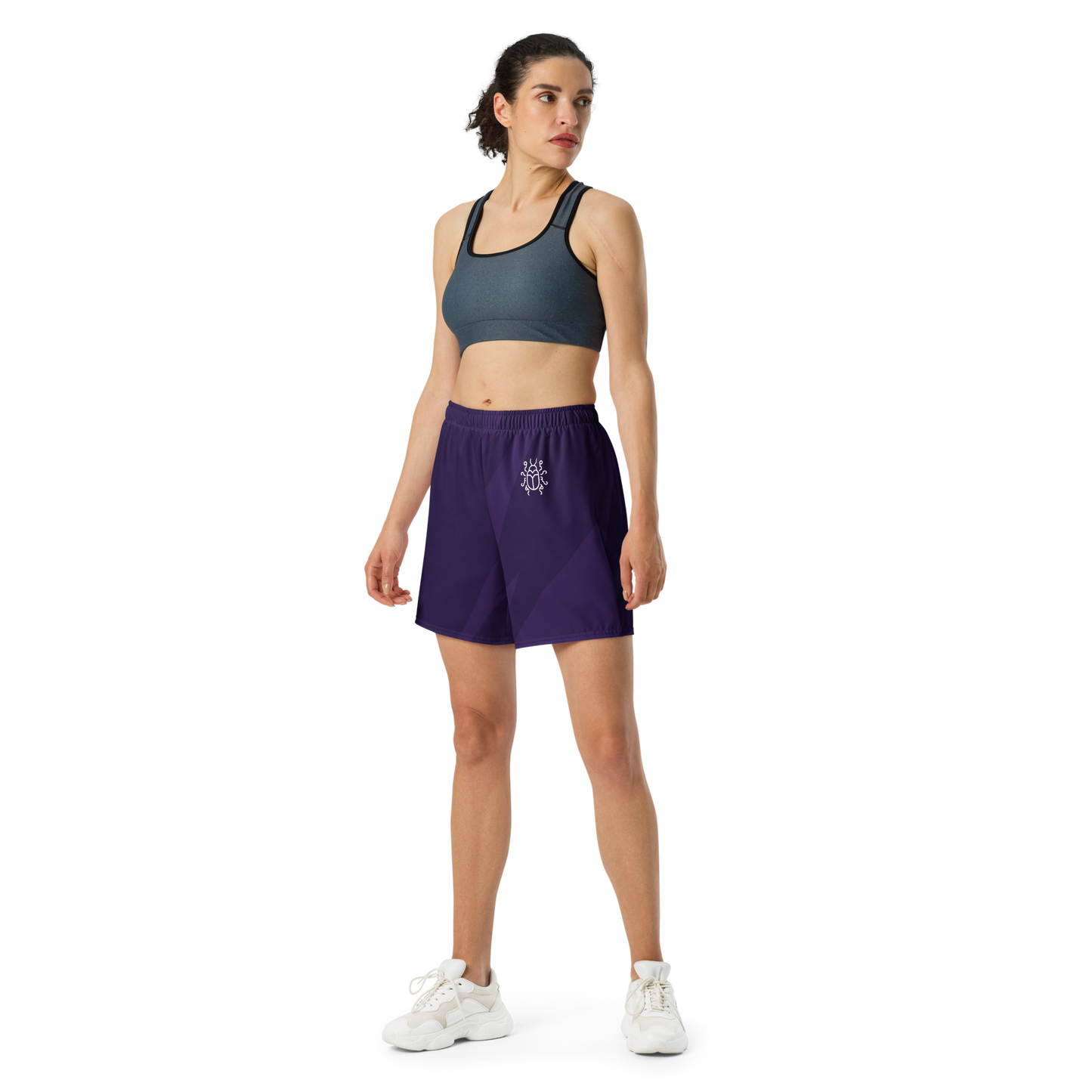 Elemental Flow Athletic Long Shorts - Designed by AI