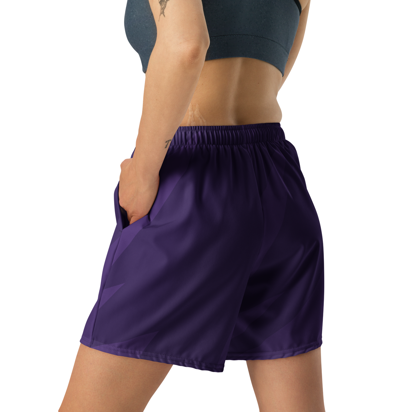 Elemental Flow Athletic Long Shorts - Designed by AI