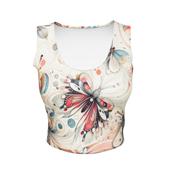 FlutterVibe Crop Top