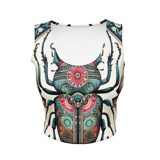 VerdeGlow Beetle Crop Top